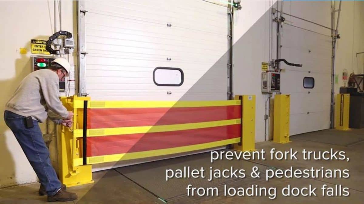 Retractable Loading Dock Safty Barriers | Dok-Guardian Safety Barrier