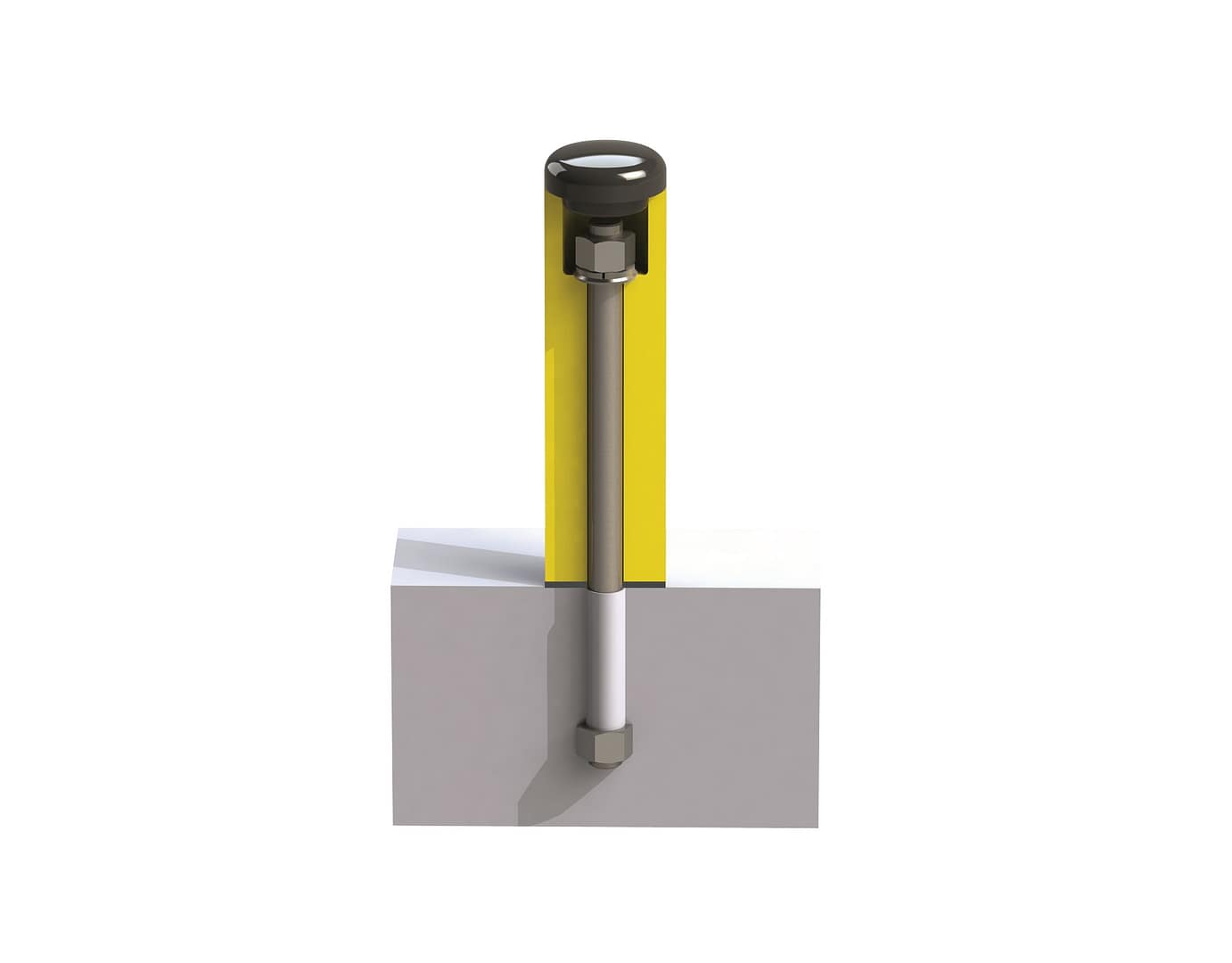 PVC Impactable Bollard