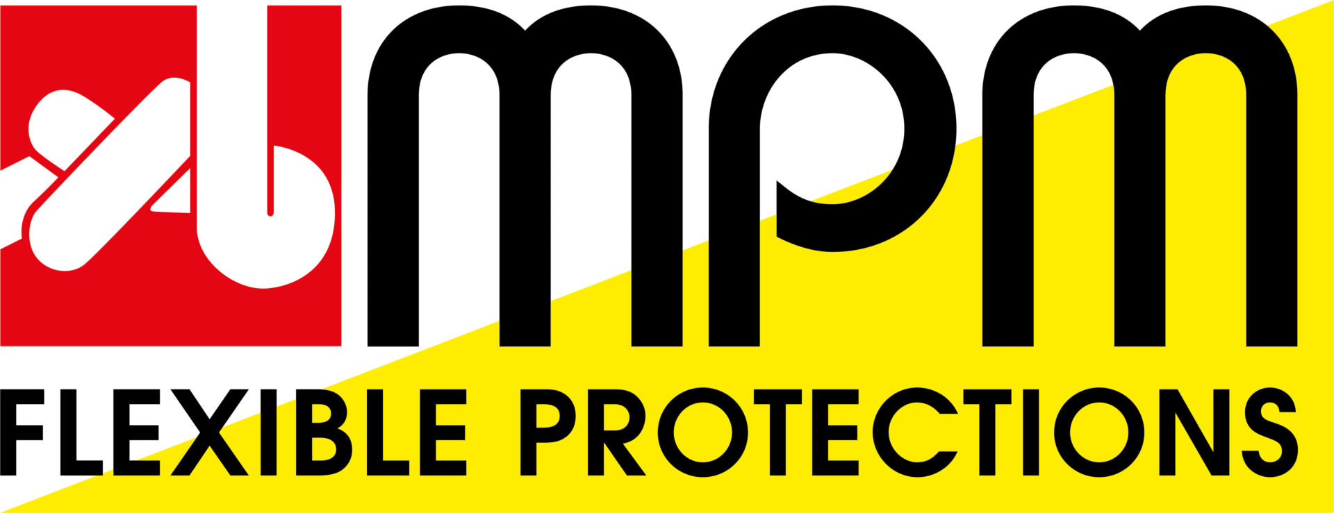 MPM Flexible Protections logo with red, yellow, and black graphics.