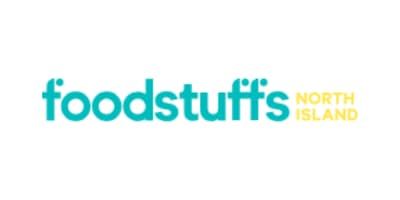 Foodstuffs North Island logo in teal and yellow